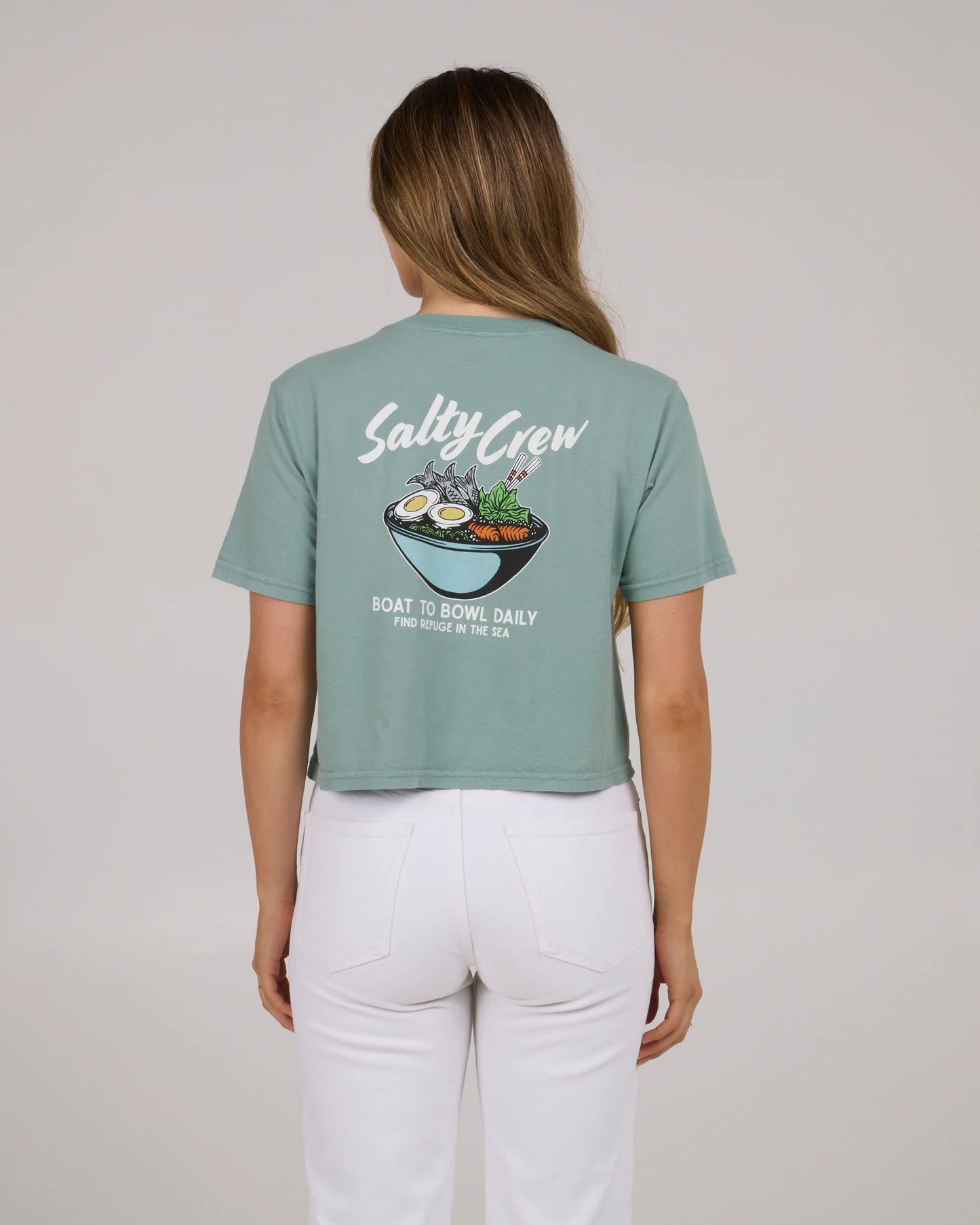 Tee shirt crop Fish bowl Salty Crew