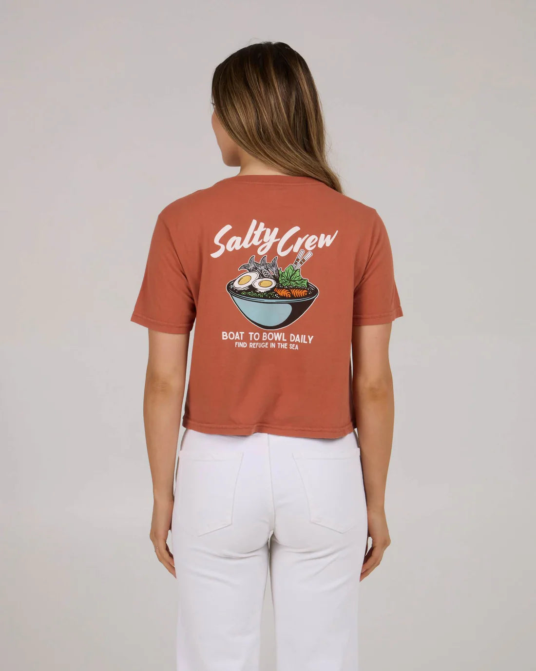 Tee shirt crop Fish bowl Salty Crew