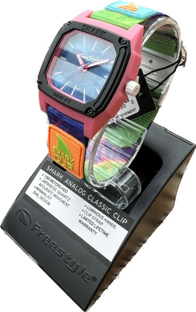 Montre Shark "freestyle" - clip pink