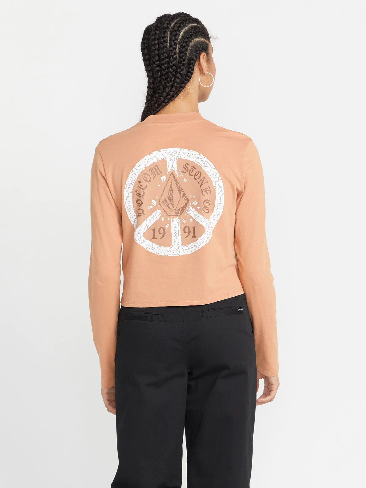 Tee shirt crop Pocket Dial Volcom