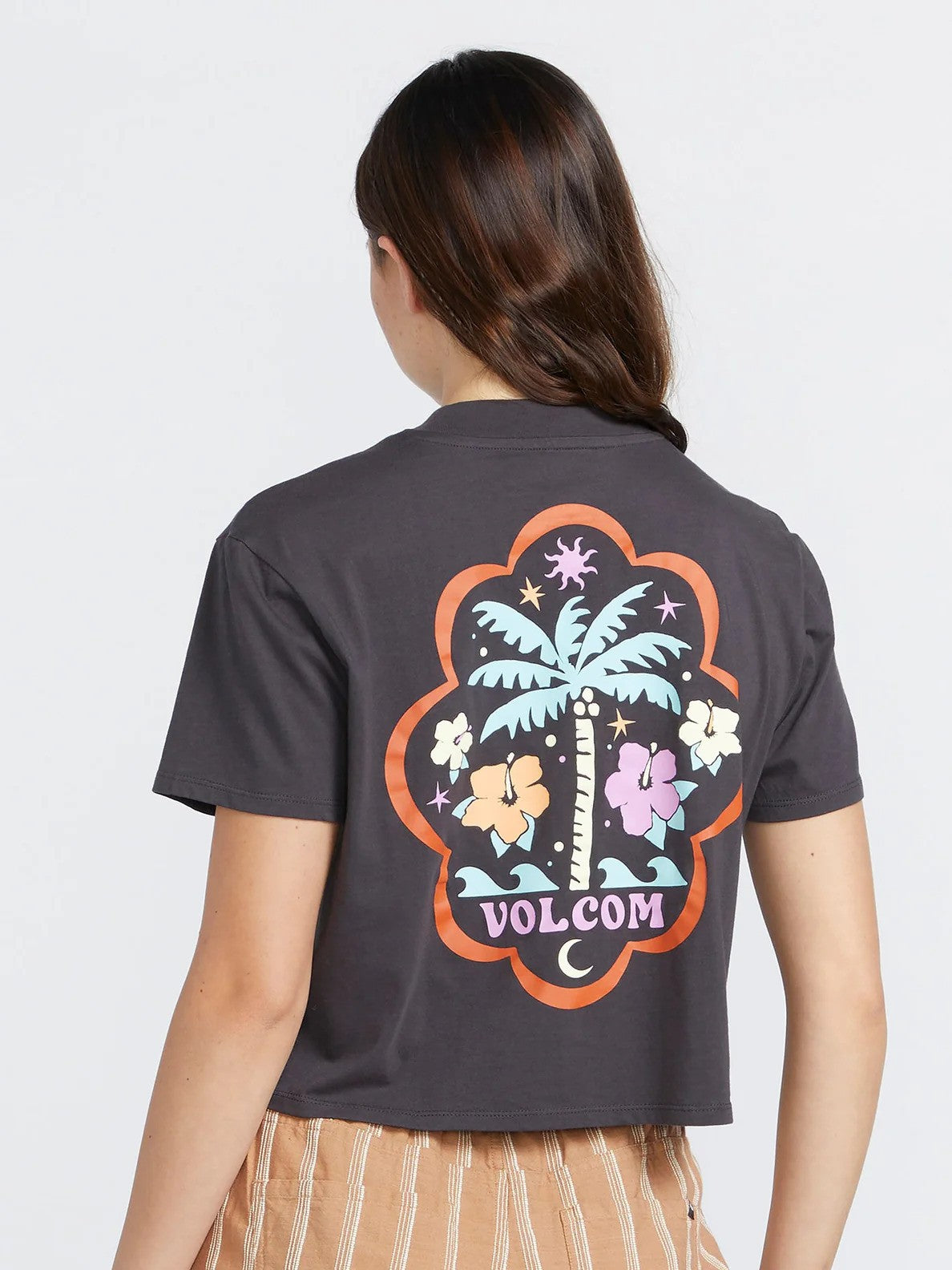 Tee shirt crop Pocket dial Volcom