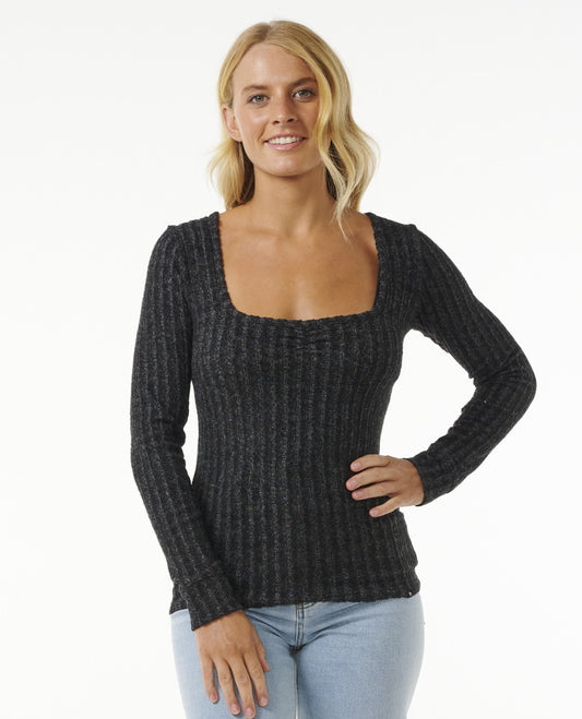 Tee shirt manches longues Open neck cosy Rip Curl