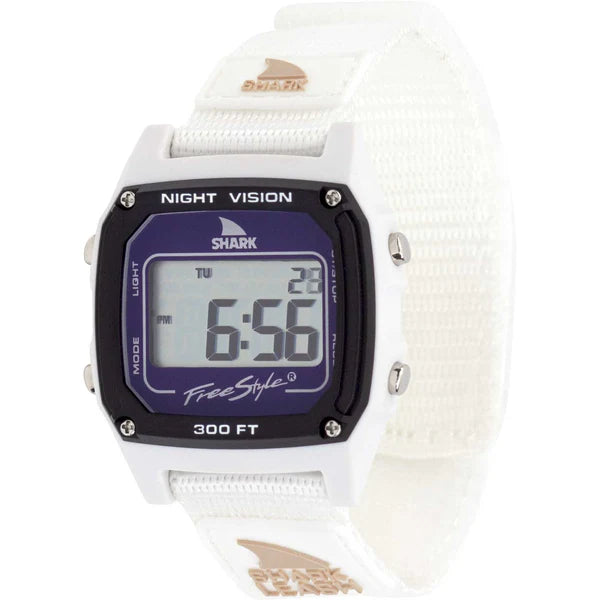 Montre Shark classic leash white dolphin Free Style
