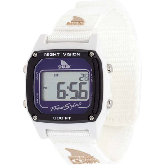Montre Shark classic leash white dolphin Free Style