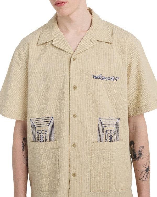 Chemise Seersucker embroidery Element