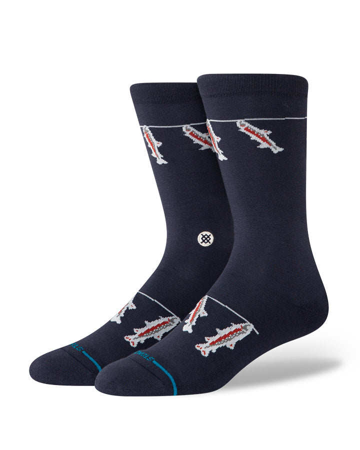 Chausettes Gone fishing crew Stance