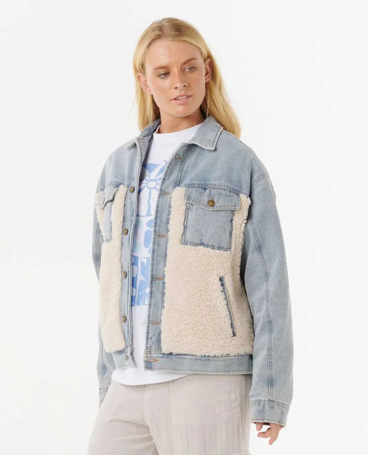 Veste Cruisin sherpa denim Rip Curl