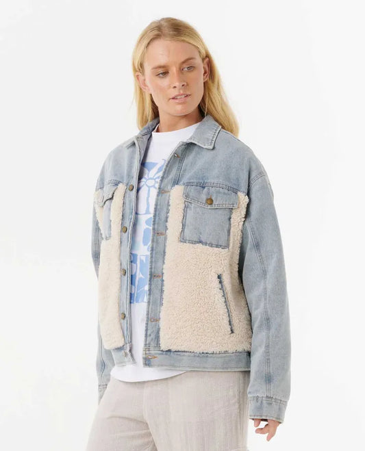 Veste Cruisin sherpa denim Rip Curl