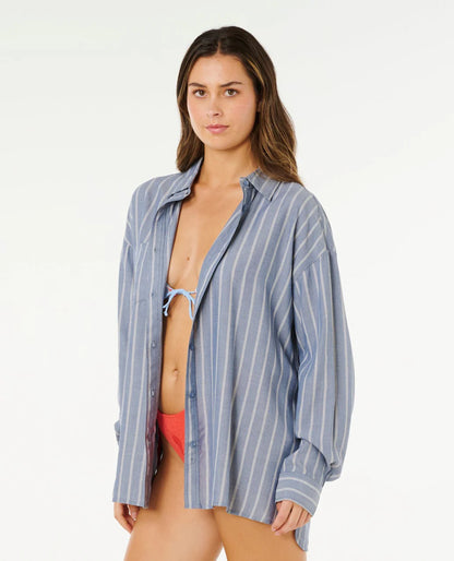 Chemise à manches longues Beach days stripe Rip Curl
