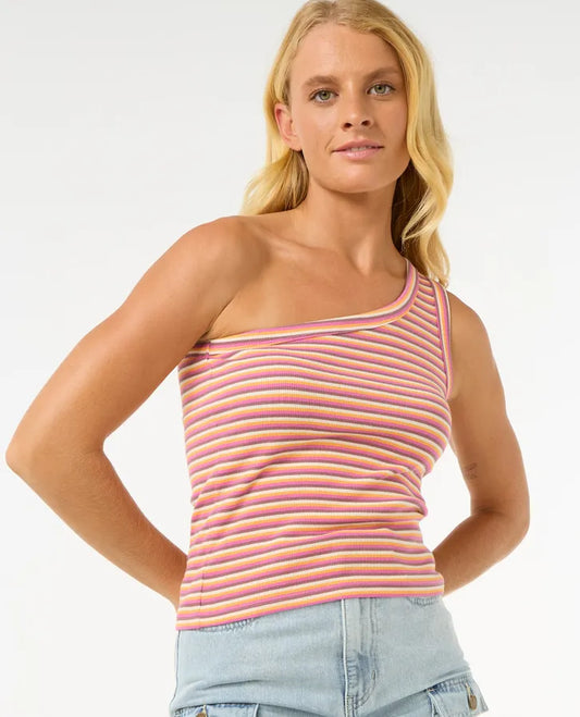 Top Las dalias asymmetrical Rip Curl
