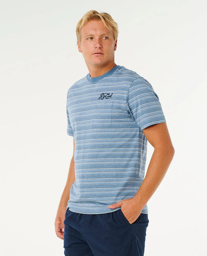 Tee shirt Pacific rinse stripe Rip Curl