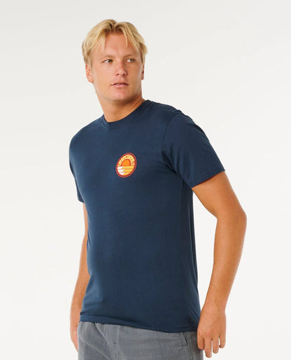 Tee shirt Pacific rinse stacked Rip Curl
