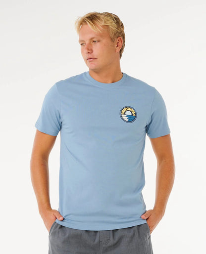 Tee shirt Pacific rinse stacked Rip Curl