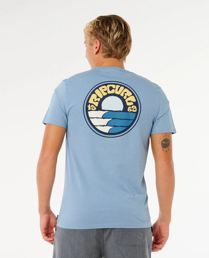 Tee shirt Pacific rinse stacked Rip Curl