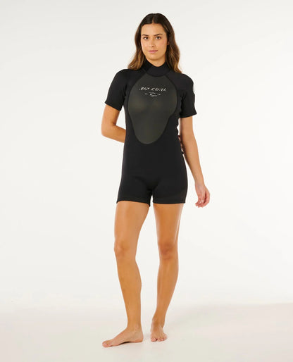 Combinaison Shorty Omega Femme 2/2 Zip dos Rip curl