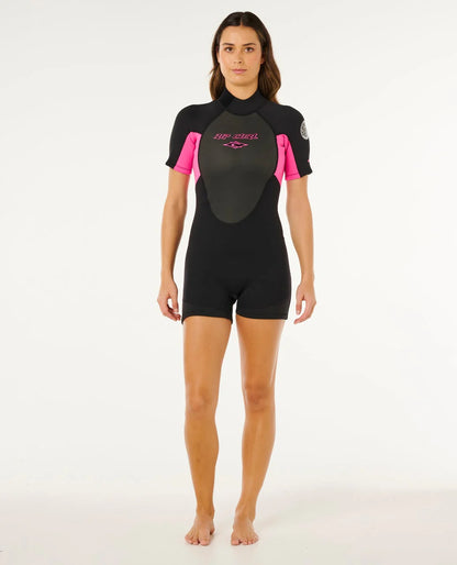 Combinaison Shorty Omega Femme 2/2 Zip dos Rip curl