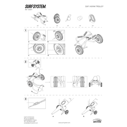 Trolley Surf System SUP / Kayak