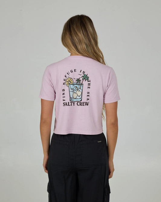 Tee shirt crop Ocean spray Salty Crew