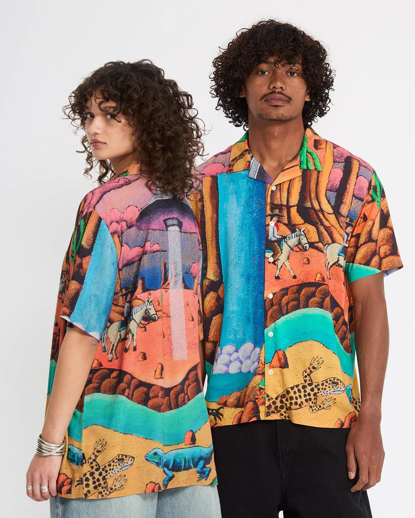 Chemise à manches courtes Fa Mickey mason Volcom