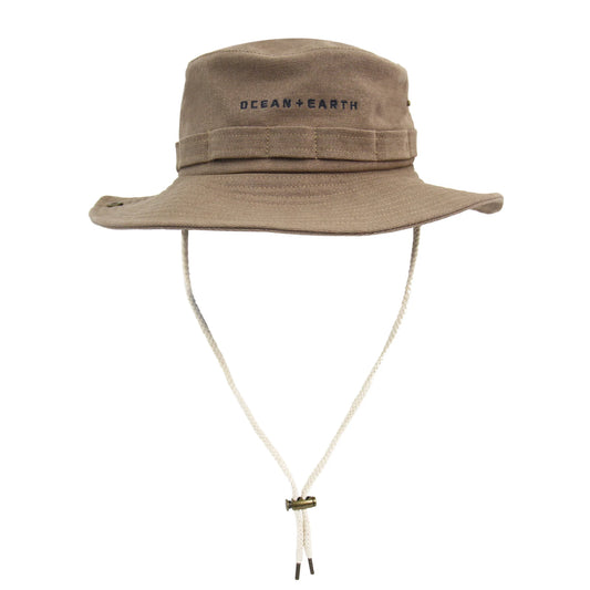 Mens Wide Brim Hat Ocean & Earth