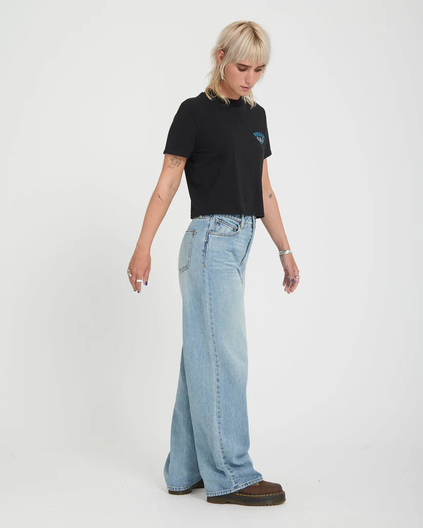 Tee shirt crop Dial Volcom