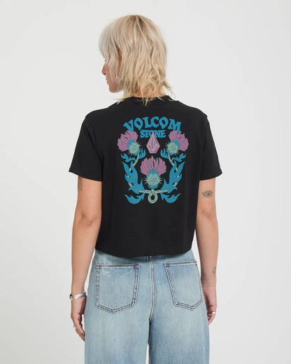 Tee shirt crop Dial Volcom
