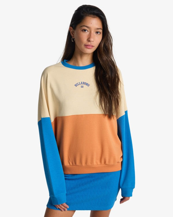 Sweat crew Jump around block Billabong