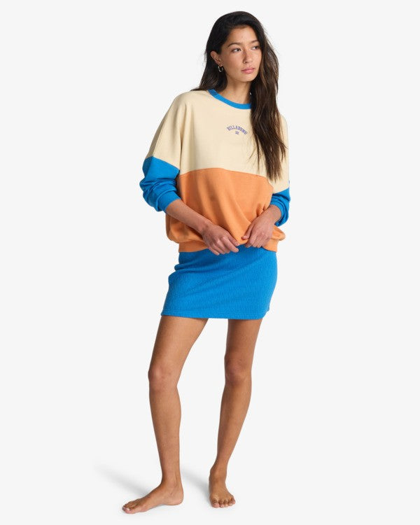 Sweat crew Jump around block Billabong