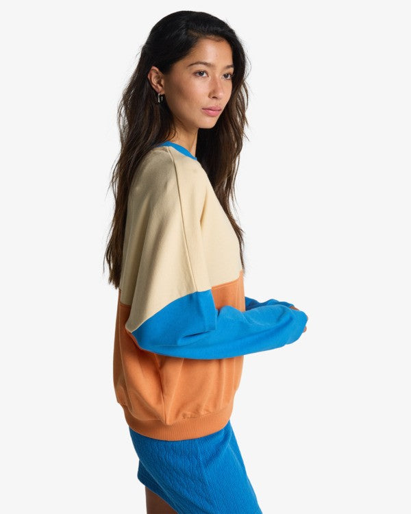 Sweat crew Jump around block Billabong