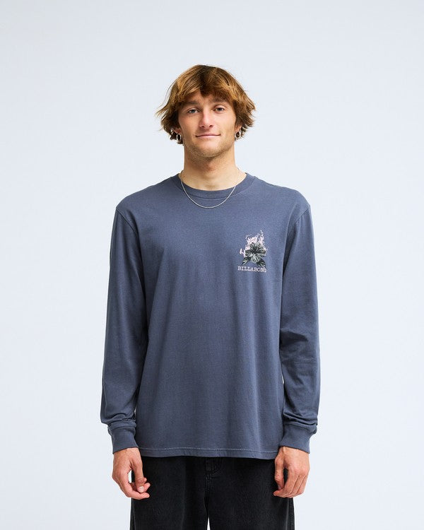 Tee shirt à manches longues Retro poster Billabong