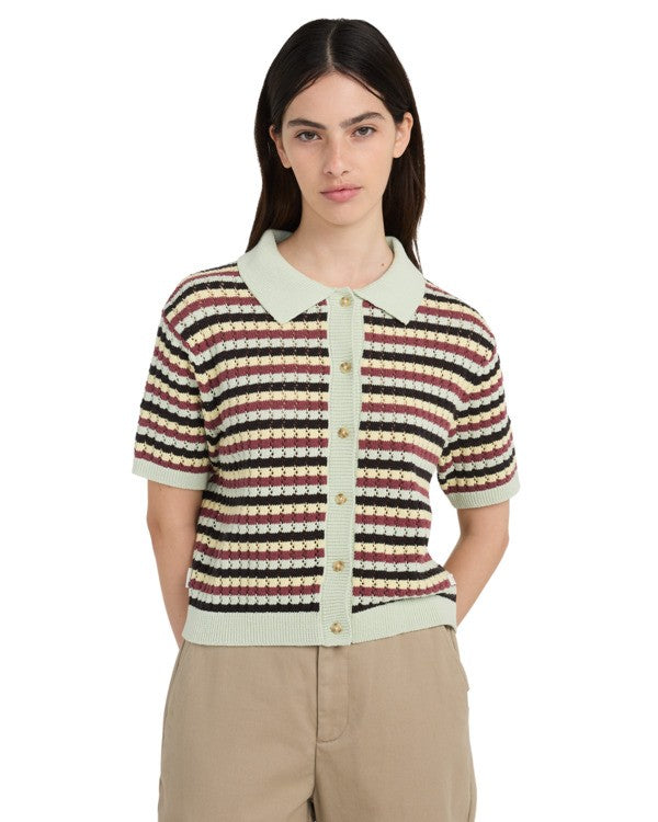 Gilet Crochet stripes Element