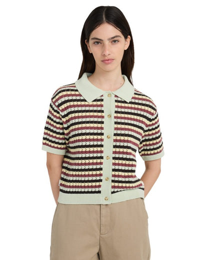 Gilet Crochet stripes Element