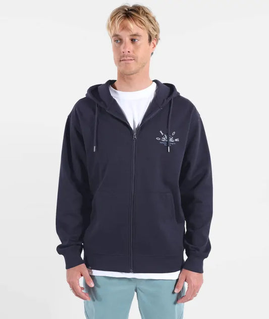 Sweat à capuche zippé Sandbar Oxbow