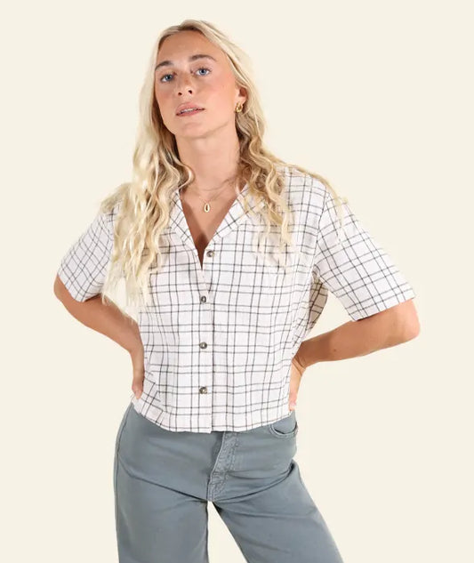 Chemise à manches courtes Checks Oxbow