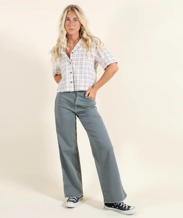 Chemise à manches courtes Checks Oxbow