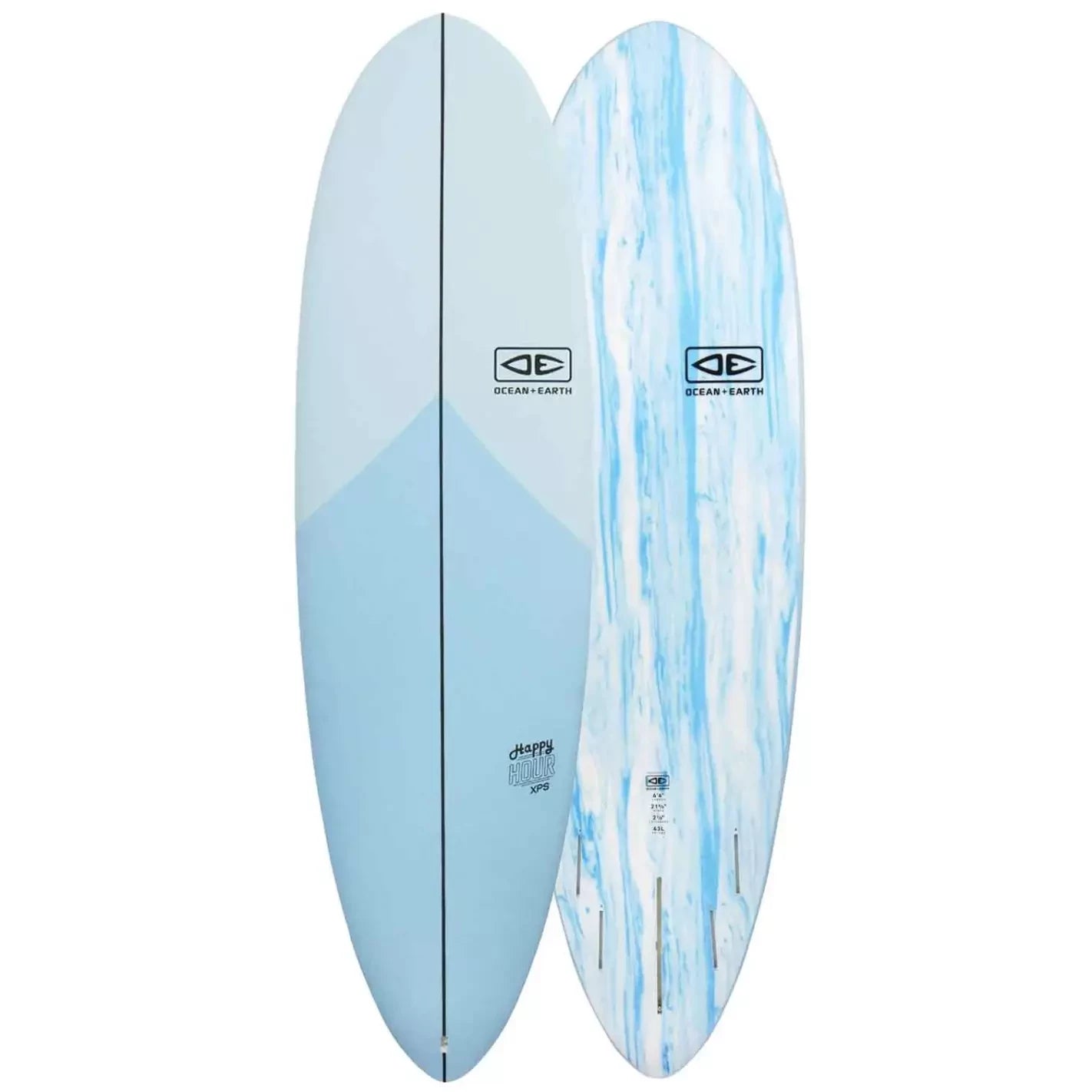 Surf Happy Hour Epoxy 7'6 Ocean & Earth