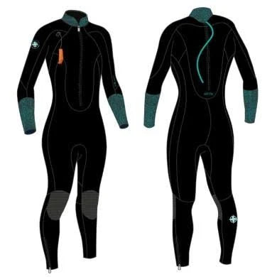 Combinaison intégrale 4/3 Longe Côte Dual Zip Homme Ocean Step